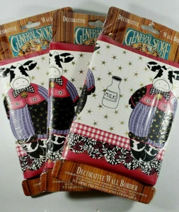 COW Decorative Wall Border by General Store 3 Packages (15 Yards) - Picture 1 of 3