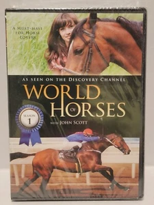 World of Horses DVD Discovery Channel John Scott New Factory Sealed - Imagen 1 de 4