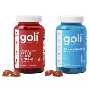 Goli Ashwagandha Gummies - 60 Gummies - Ashwagandha Soft Vitamins - Best - Picture 1 of 15