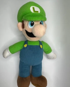 Luigi Plush Doll Toy 10” Super Mario Bros Nintendo Little Buddy 2010 - Picture 1 of 9