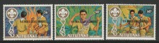 Aitutaki 1983 Jamboree Opt set SG 438-440 Mnh.