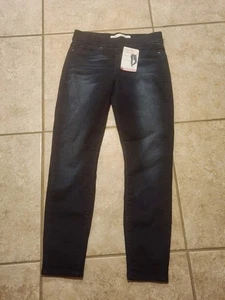 Levis Strauss Gold Signature dunkelblaue Damenjeans 6M Pull-On Skinny neu mit Etikett  - Bild 1 von 7