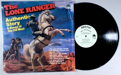 Peter Pan Records - The Lone Ranger: Story & Songs of the Old West (1980) Vinyl - Image 1 of 2