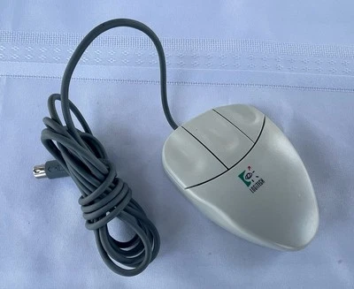 Vintage Logitech Mouseman Serial-MousePort M-CQ38 Mechanical Ball Mouse - TESTED - Image 1 of 4
