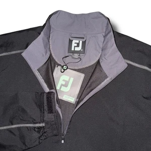 Nuova camicia a vento FOOTJOY grande sportiva mezza zip manica lunga golf capospalla - Foto 1 di 4