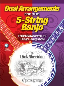 Dual Arrangements for the 5-String Banjo Sheet Music Bluegrass Tab Book & Audio - Picture 1 of 1