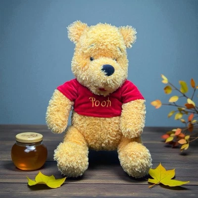 Disney Winnie The Pooh Fuzzy Plush 15” Stuffed Animal Disneyland New With Tag - Image 1 of 4