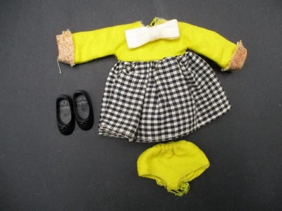 Винтажный наряд куклы Barbie 1967 CLOWNING AROUND #3606 Tutti Chris Buffy 6 дюймов - Изображение 1 из 4