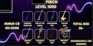 Fisch - Level 1000 (Max Level) 35+ Rod + Bonus C$ A LOT - Picture 1 of 1