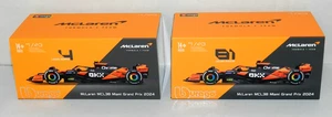 JUEGO FÓRMULA 1 LANDO NORRIS & OSCAR PIASTRI ESCALA 1/43 MERCEDES McLAREN F1 - Imagen 1 de 4