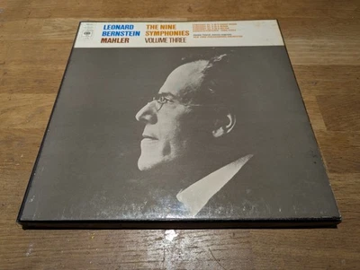 Mahler Symphonies Vol. 3 Bernstein, Jennie Tourel New York PO CBS Box Set NM - Image 1 of 4
