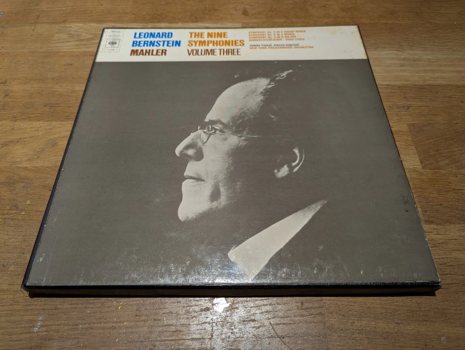 Mahler Symphonies Vol. 3 Bernstein, Jennie Tourel New York PO CBS Box Set NM - Image 1 of 4