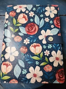 Agenda 52 The Paper Studio 6 anillos Vynel Flower planificador carpeta 7,5x9,5 - Imagen 1 de 15