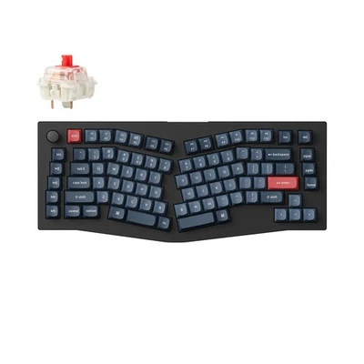 V10 Max Ergonomic Wireless Mechanical Keyboard, QMK/VIA Custom RGB Gaming Key... - Image 1 of 4
