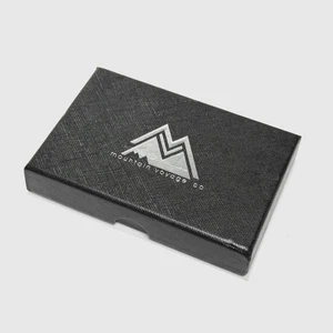 Cartera minimalista Mountain Voyage para hombre - Cartera delgada RFID, resistente a los arañazos - Imagen 1 de 2