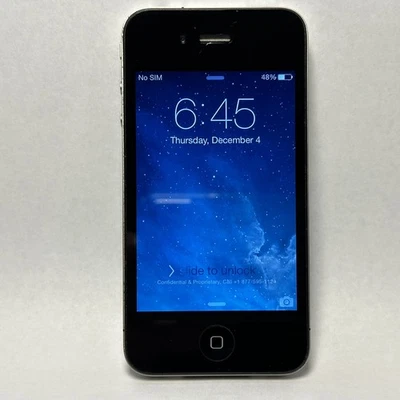 苹果 iPhone 4 16 GB 黑色无锁版 A1332 内置 UI 操作系统软件 iOS 7.0.4 — 第 1/4 张图片