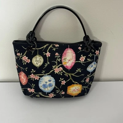 Talbots纸灯笼樱花刺绣串珠手提包钱包 — 第 1/4 张图片