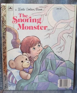 Vintage 1985 THE SNORING MONSTER HARDCOVER BOOK Little Golden Book SYL1 - Imagen 1 de 3
