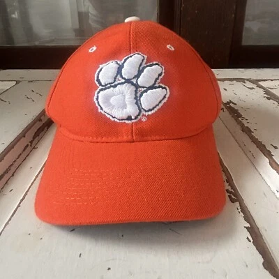 Zephyr The Z Hat Clemson Tigers NCAA Hat Orange S 6 7/8 Fitted Wool Lids Cap - Image 1 of 4