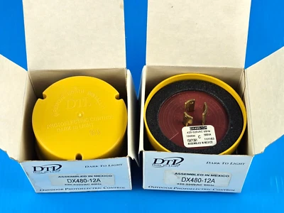 NEW DTL Dark To Light DX480-12A Outdoor Photoelectric Control 420-520V Lot of 2 - Image 1 of 3