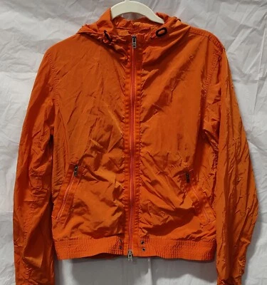 Винтажный Polo Sport Ralph Lauren мужской M с капюшоном оранжевый красный ветровка куртка - Изображение 1 из 4