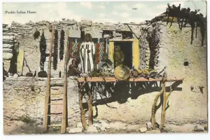 Postal AZ Arizona Riverside, CA 1909, hogar del pueblo indio - Imagen 1 de 2