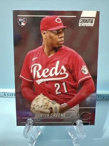 Hunter Greene RC 2022 Topps Stadium Club Cromo Novato #133 Cincinnati Reds - Imagen 1 de 6