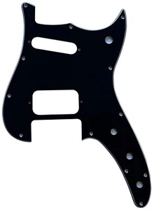 Neu 3-lagiges Gitarren-Schlagbrett für Fender Duo-Sonic Offset HS-Stil schwarz - Bild 1 von 6