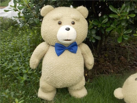 18" New Ted Movie TED The Bear Plush Doll Bear Blue Tie Soft Toy Kid's Gift Cover