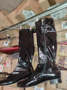 Handmade elastisch lackleder  viele Farben Gr. 40 - 47 RV, neu, FLACH  Poland - Bild 1 von 21