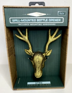 The Kraftsman Co. Cast Iron Deer STAG Wall Mounted Bottle Opener Brand New - Picture 1 of 1