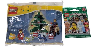 LEGO Seasonal Decorating the Tree 40058 6015968 2013 w Minifigure Series 11 NIP - Picture 1 of 3