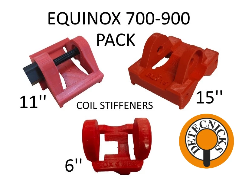 UKHISTORY-FINDERS Minelab Equinox 700 & 900 - 15'' & 11" & 6" Coil stiffener and Repairer