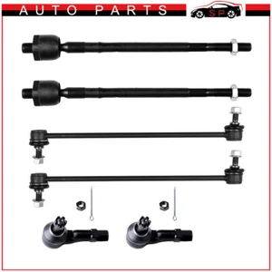 6pcs For 2001-2004 2005 2006 Mazda MPV Front Inner Outer Tie Rods Sway Bar Links - Picture 1 of 1