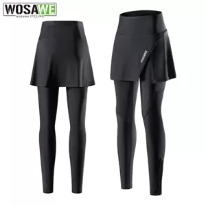 WOSAWE Women Cycling Tights Padded Compression Leggings Cycle / Trousers - Picture 1 of 11