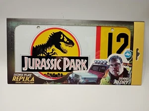 Jurassic Park Licence Plate Replica Legacy Collection Dennis Nedry #12 - Picture 1 of 3