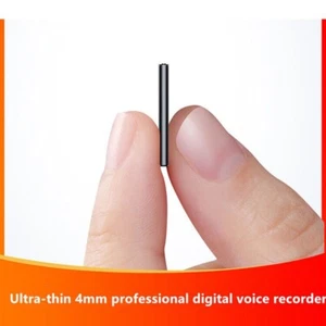 Grabadora de voz portátil compacta de 16 GB reproductor de MP3 de audio con evidencia más delgada - Imagen 1 de 11