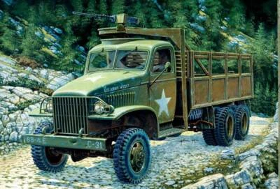 1:35 ITALERI GMC 2 1/2 Ton. 6x6 Truck D-Day 80 Ann. Kit IT6271 - Immagine 1 di 2