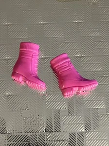 Offizielle Vintage 90er Mattel Barbie rosa Wanderschuhe - Bild 1 von 3
