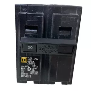 Nuevo Interruptor enchufable Square D Home Line HOM220 20A enchufable de 2 polos - Imagen 1 de 2