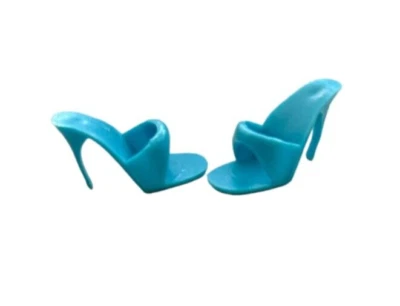 De Colección Barbie Jewel Secrets Muñeca Whitney Tacones Azules Zapatos Solo Foto 1 de 4