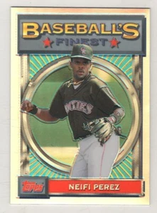 2001 Topps Finest Origins Refractor #15 Neifi Perez Colorado Rockies BV$5 - Picture 1 of 1