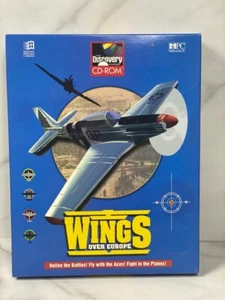 Wings Over Europe PC CD-ROM Discovery Channel Flight Simulator Dynamix 1994 NIB - Picture 1 of 2