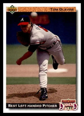 1992 Upper Deck #713 Tom Glavine - Image 1 of 2