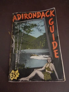 Rare Vintage Adirondack Guide Travel Book 1947  - Picture 1 of 5