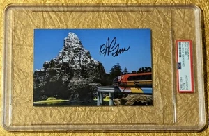 Bob Gurr Autograph Walt Disney Imagineer PSA Signed Disneyland Matterhorn Photo - Picture 1 of 2