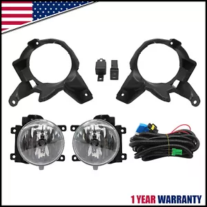 For 2013-2015 Toyota RAV4 Pair Front Bumper Clear Halogen Fog Lights Lamps - Picture 1 of 10
