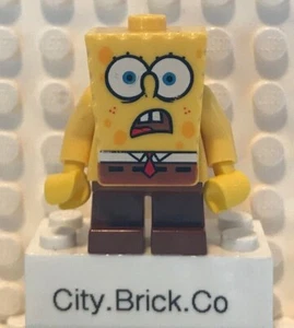 Lego Bob Esponja Pantalones Cuadrados ""cara de choque"" Cubo Chum - Imagen 1 de 3