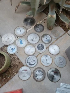 Lot Of 18 Saw Blades, 10 And 12 Inch - Picture 1 of 19