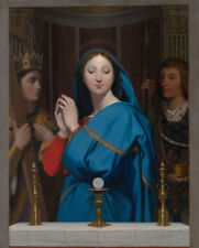 Dominique Ingres : "The Virgin Adoring the Host" (1852) — Giclee Fine Art Print